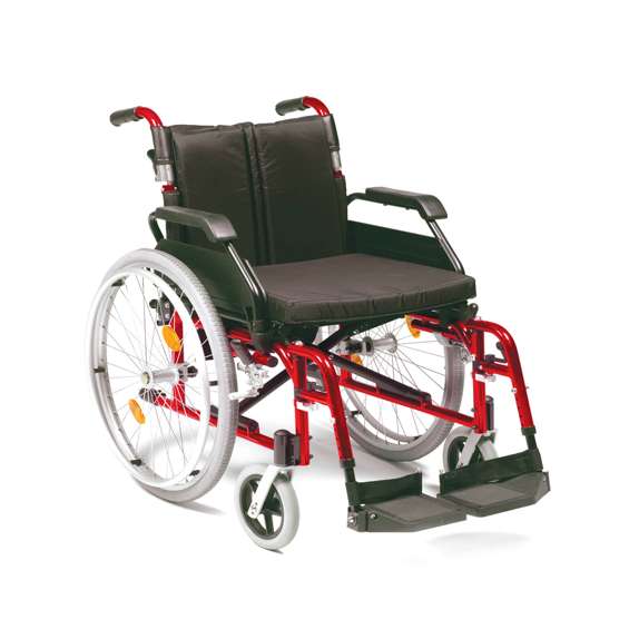 DRIVE XS2 ALUMINIUM WHEELCHAIR RED 20"