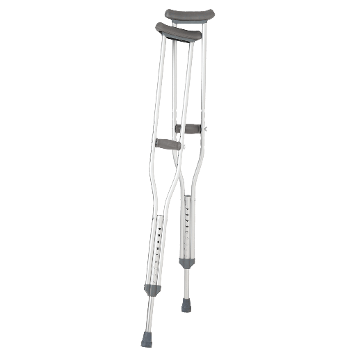ALUMINUM CRUTCHES - ADULT (5'2 - 5'10'')
