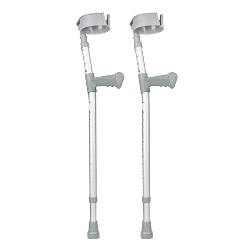 [10452-30] DOUBLE ADJUSTABLE CRUTCH ADULT (PAIR)