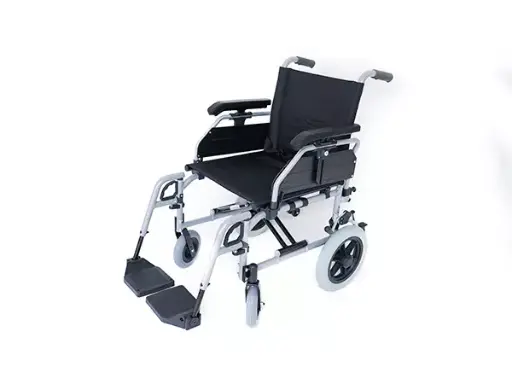 U-NURSE ALUMINIUM WHEELCHAIR 20" SEAT WIDTH SMALL WHEELS UN-2013T