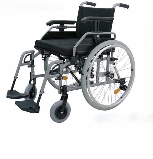 U-NURSE ALUMINIUM WHEELCHAIR 22" SEAT WIDTH SELF PROPEL WHEELS UN-2013S
