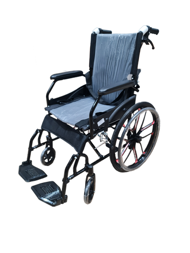 [DA6102B-2] BLUE WING TRANSIT WHEELCHAIR