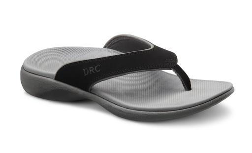 Dr. COMFORT COLLIN BLACK MEN'S SANDAL
